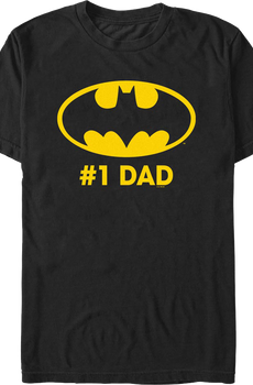 #1 Dad Batman DC Comics T-Shirt