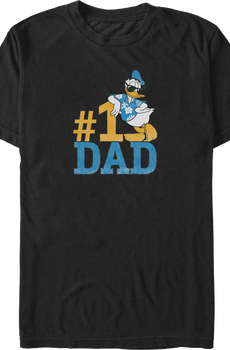 #1 Dad Donald Duck Disney T-Shirt
