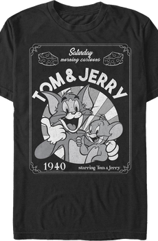 1940 Cartoon Tom And Jerry T-Shirt