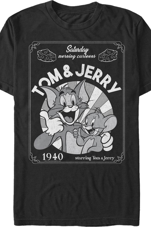 1940 Cartoon Tom And Jerry T-Shirtmain product image