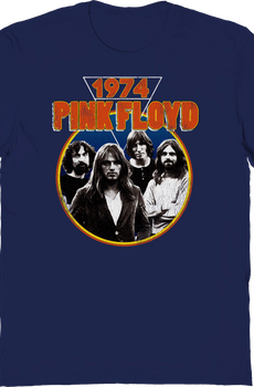 1974 Band Photo Pink Floyd T-Shirt