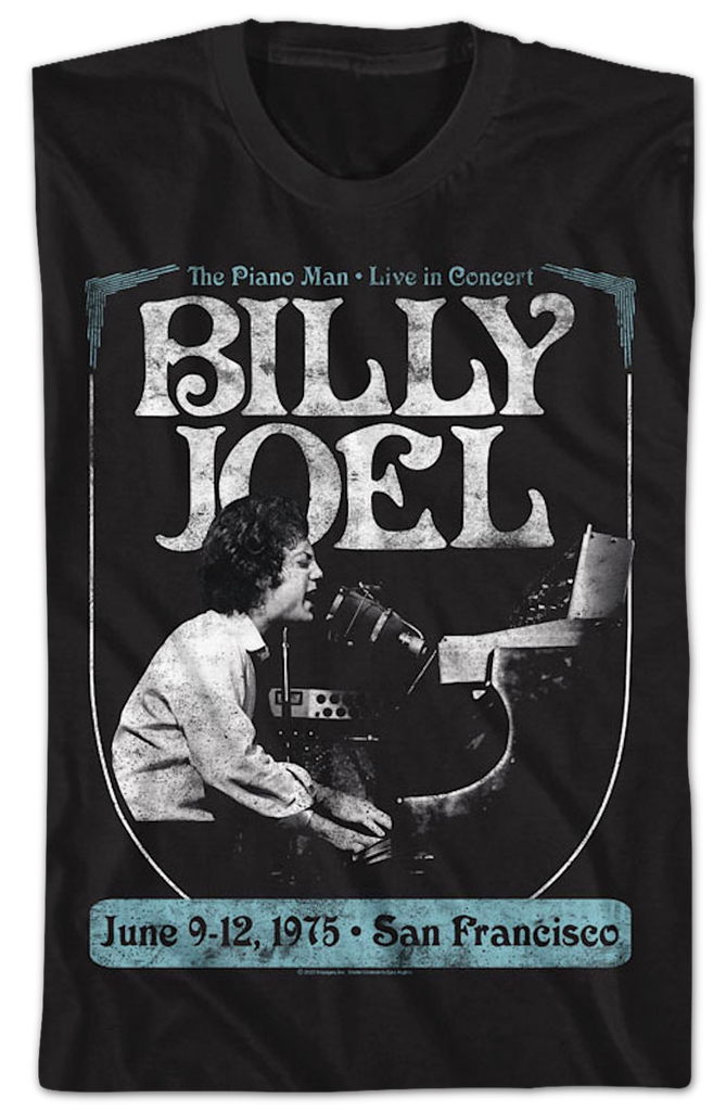 1975 Concert Billy Joel TShirt