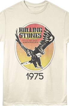 1975 Tour Of The Americas Rolling Stones T-Shirt