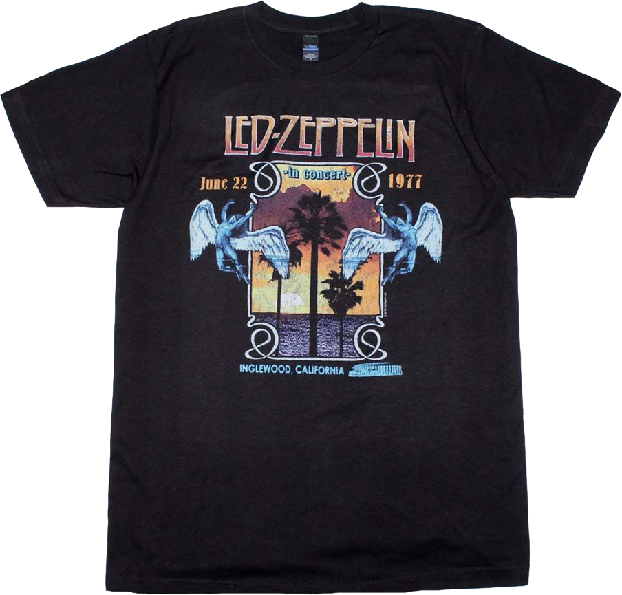 1977 Concert Led Zeppelin T-Shirt