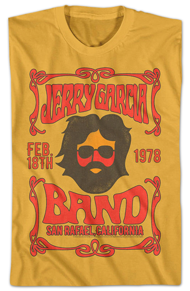 Maria Muldaur Jerry Garcia Tシャツ 1978 Jerry Garcia T-Shirt