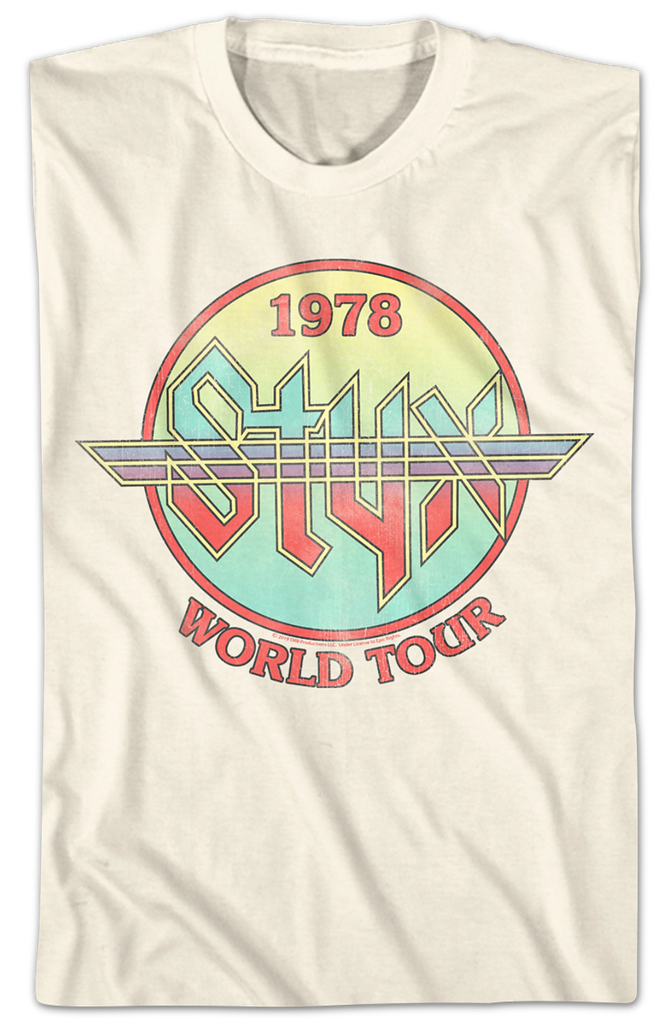 1978 World Tour Styx T-Shirt