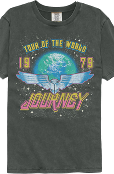 1979 Tour Of The World Journey Comfort Colors Brand T-Shirt