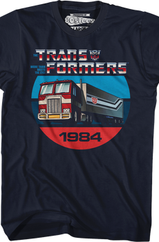 1984 Optimus Prime Truck Mode Transformers T-Shirt