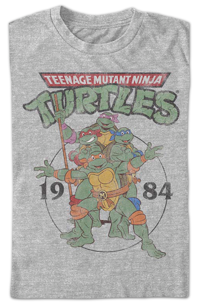 Teenage Mutant Ninja Turtles Skateboarding Group T-Shirt T-Shirt