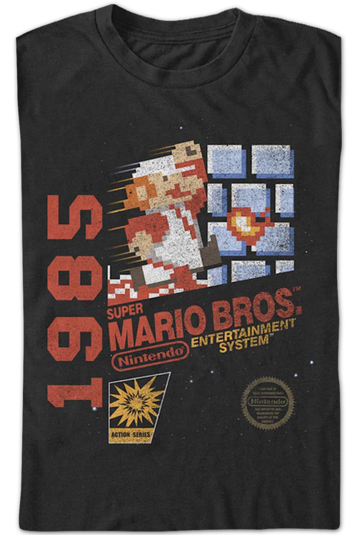 1985 Cartridge Art Super Mario Bros. T-Shirtmain product image