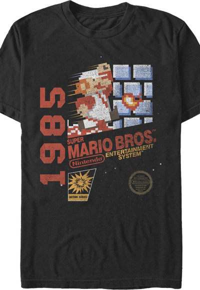 1985 Cartridge Art Super Mario Bros. T-Shirt