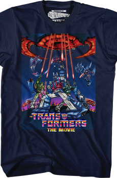 1986 Movie Poster Transformers T-Shirt