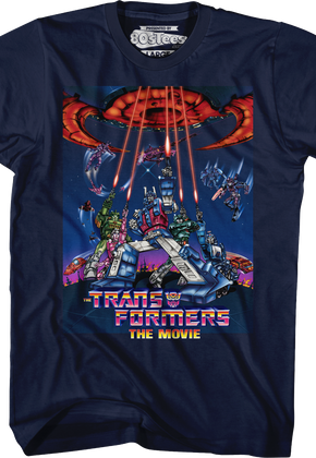 1986 Movie Poster Transformers T-Shirt