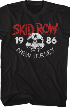 1986 Skull Skid Row T-Shirt
