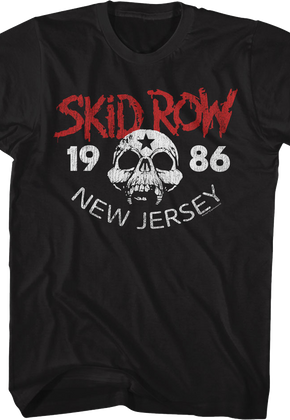 1986 Skull Skid Row T-Shirt
