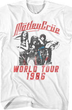 1986 World Tour Motley Crue T-Shirt