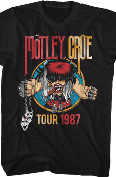 1987 Tour Motley Crue T-Shirt