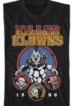 1988 Collage Killer Klowns From Outer Space T-Shirt
