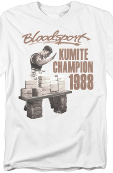 1988 Kumite Champion Bloodsport T-Shirt