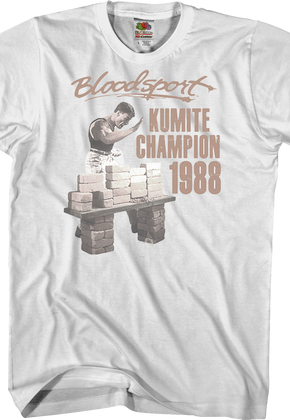 1988 Kumite Champion Bloodsport T-Shirt