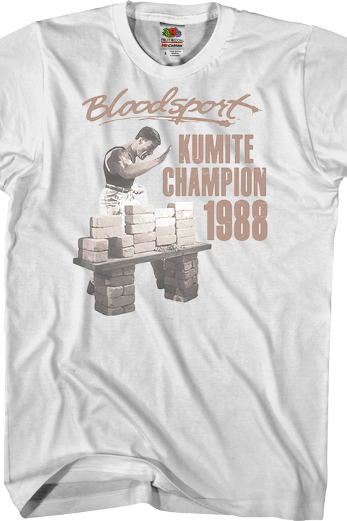 1988 Kumite Champion Bloodsport T-Shirtmain product image