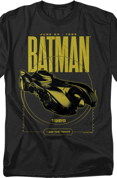 1989 I Am The Night Batman T-Shirt