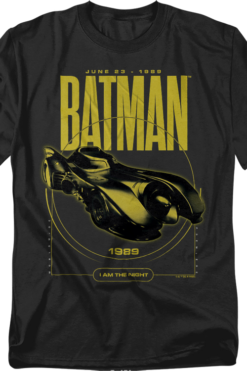 1989 I Am The Night Batman T-Shirtmain product image