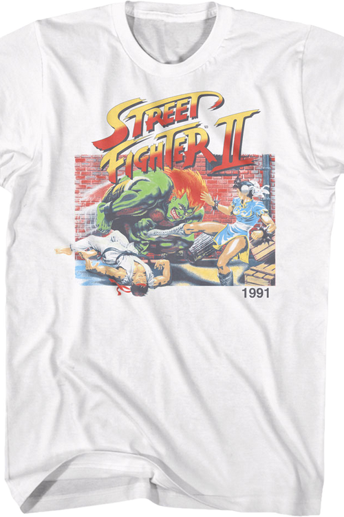 1991 Poster Street Fighter T-Shirtmain product image