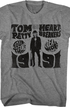 1991 Tour Tom Petty And The Heartbreakers T-Shirt