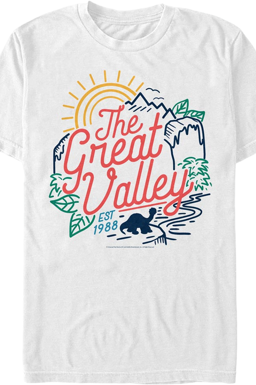 The Great Valley Land Before Time T-Shirtmain product image