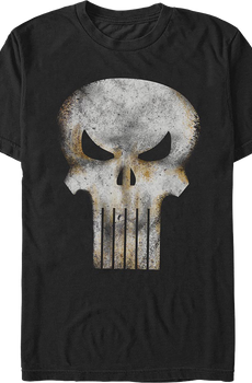 Punisher Deteriorated Logo Marvel Comics T-Shirt