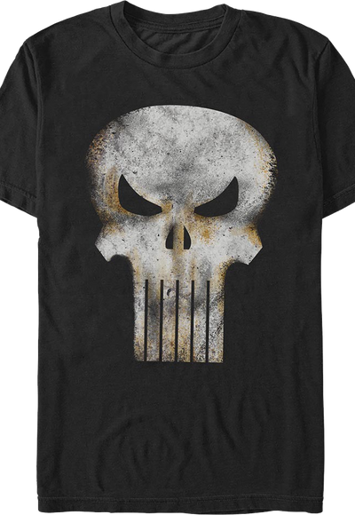 Punisher Deteriorated Logo Marvel Comics T-Shirt