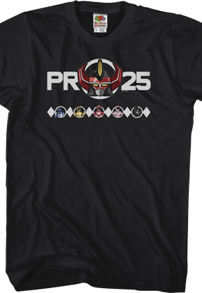 25th Anniversary Mighty Morphin Power Rangers T-Shirt