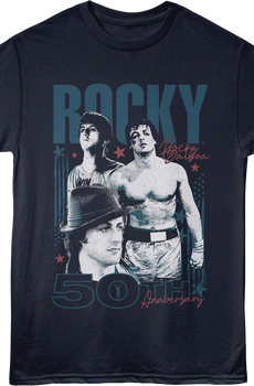 50th Anniversary Collage Rocky T-Shirt