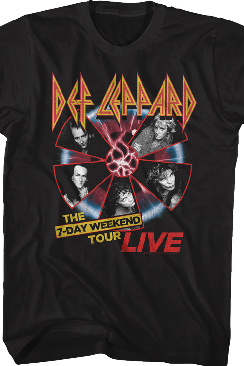 7-Day Weekend Tour Def Leppard T-Shirtmain product image