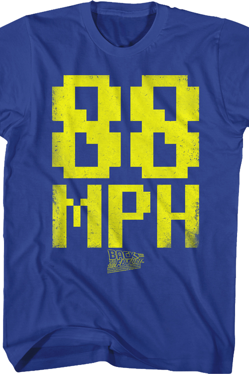 8-Bit 88 MPH Back To The Future T-Shirtmain product image
