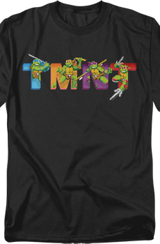 8-Bit Heroes Teenage Mutant Ninja Turtles T-Shirt