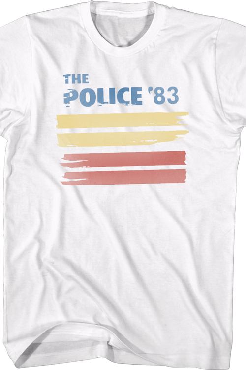 '83 Stripes The Police T-Shirtmain product image