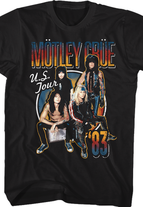 '83 US Tour Motley Crue T-Shirt