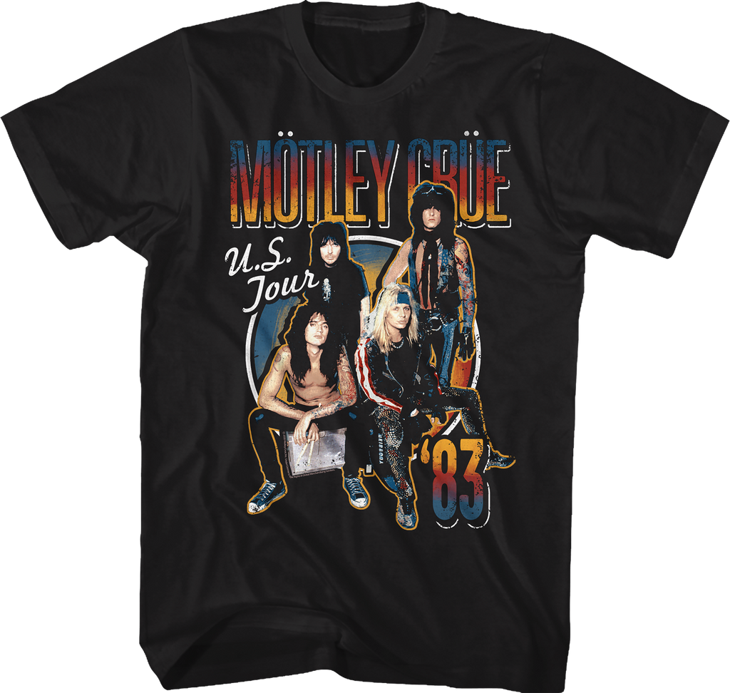 83 US Tour Motley Crue T-Shirt