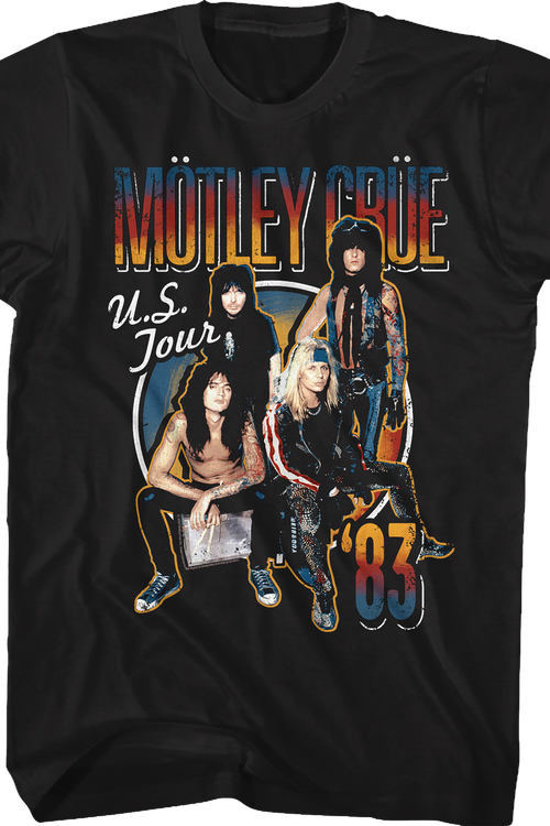'83 US Tour Motley Crue T-Shirtmain product image