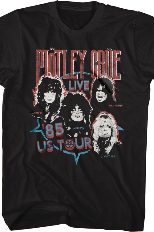 '85 US Tour Motley Crue T-Shirtmain product image