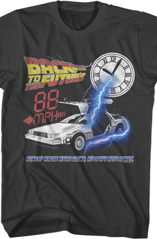 88 MPH We Don't Need Roads Back To The Future T-Shirt
