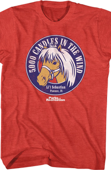 5,000 Candles in the Wind Parks and Recreation T-Shirt