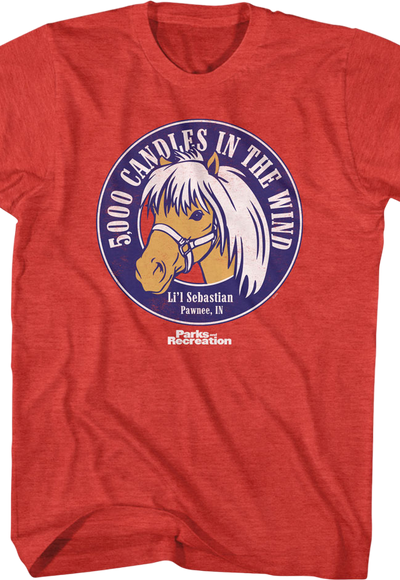 5,000 Candles in the Wind Parks and Recreation T-Shirt