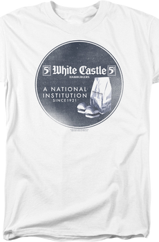 A National Institution Since 1921 White Castle T-Shirt