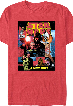 A New Hope Comic Book Cover Star Wars T-Shirt