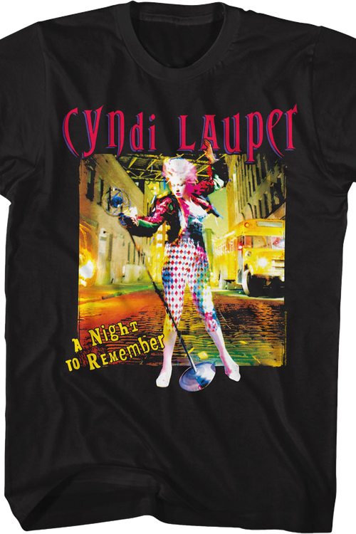 A Night To Remember Cyndi Lauper T-Shirtmain product image