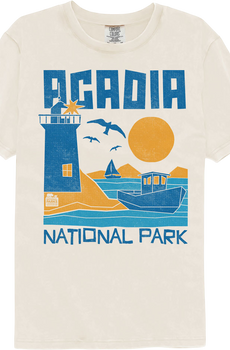 Acadia Abbreviated NPCA Comfort Colors Brand T-Shirt