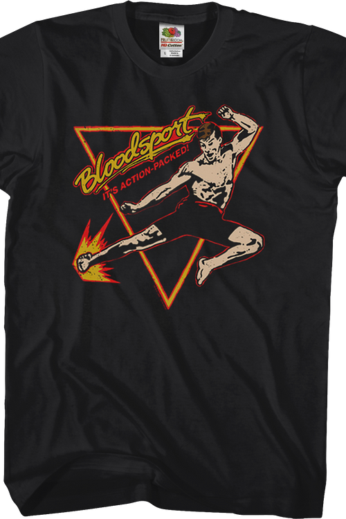 Action Packed Bloodsport T-Shirtmain product image